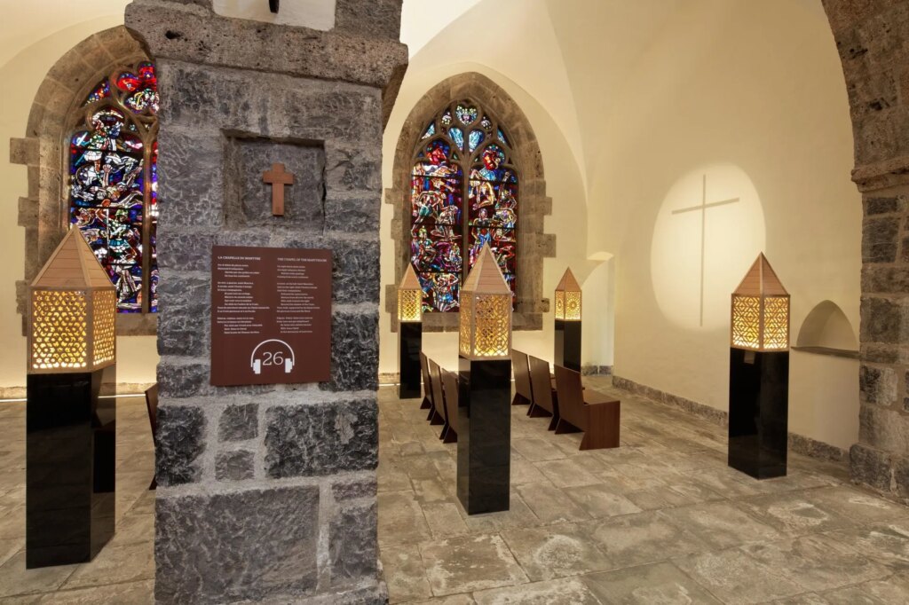 New Martyrdom Chapel, Saint-Maurice Abbey. Credit: Jean-Yves Glassey and Michel Martinez