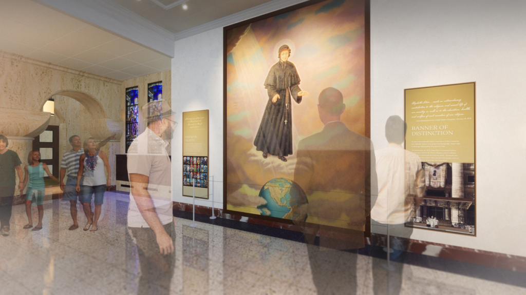 The new museum at the shrine opens on Sept. 22. Courtesy of the Seton Shrine.