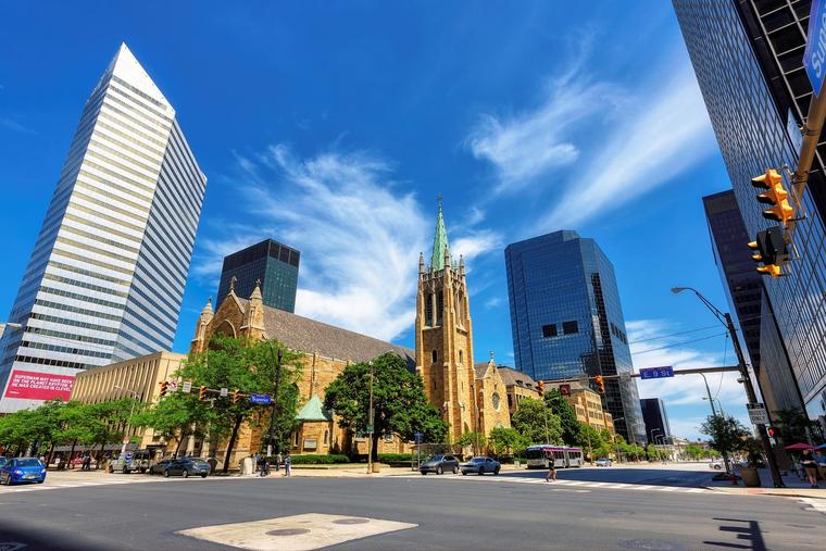 The Cathedral of St. John the Evangelist in Cleveland, Ohio
