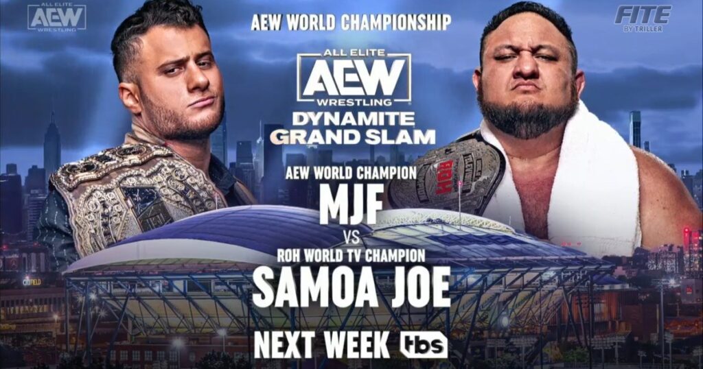 Samoa Joe vs. MJF Set For AEW Dynamite: Grand Slam