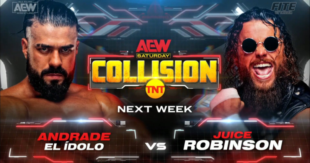 Andrade El Idolo vs. Juice Robinson, More Set For 9/30 AEW Collision