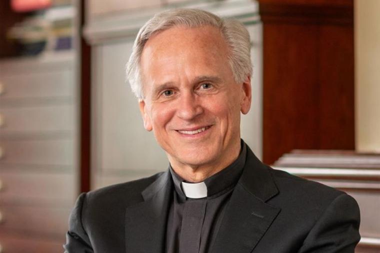 Father John Jenkins will step down after nearly two decades of service as the president of the University of Notre Dame at the end of the 2023-24 academic year.