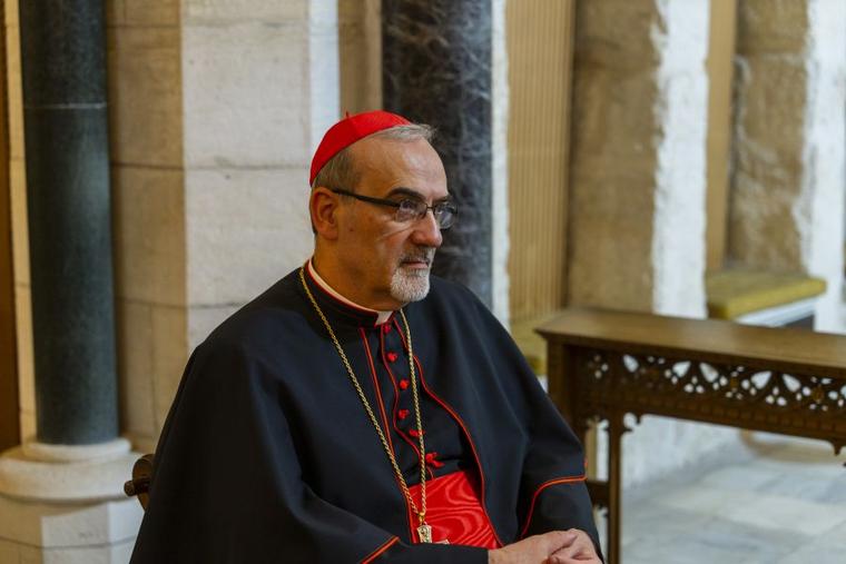 Cardinal Pierbattista Pizzaballa, Latin patriarch of Jerusalem, on Oct. 20