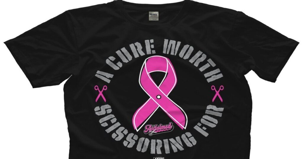 AEW Releases 'A Cure Worth Scissoring For' Shirt