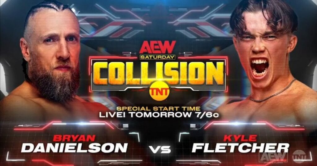 Bryan Danielson vs. Kyle Fletcher Announced, Updated AEW Collision Card For 10/7
