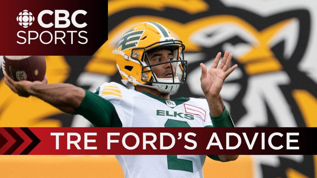 Edmonton Elks quarterback Tre Ford gives advice for U Sports athletes wanting to go pro