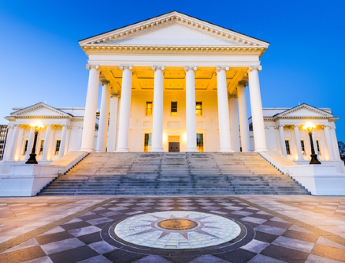 Virginia statehouse in Richmond