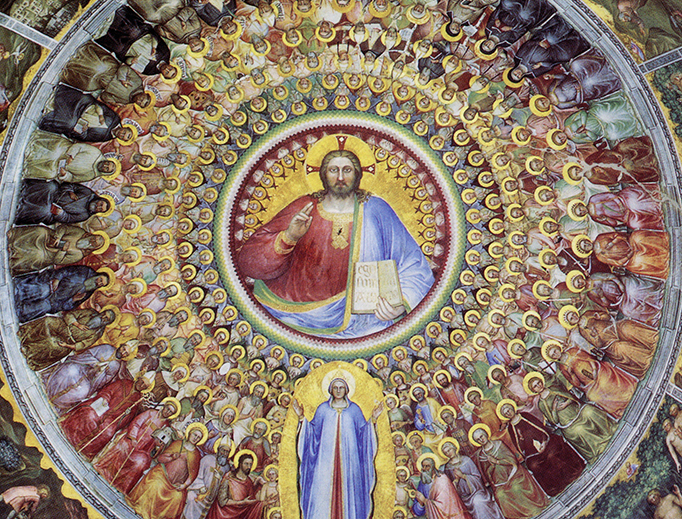 Giusto de' Menabuoi, Ceiling of the Padua Cathedral Baptistery, c. 1377