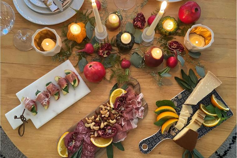 Promote fellowship with boards full of delicious choices.