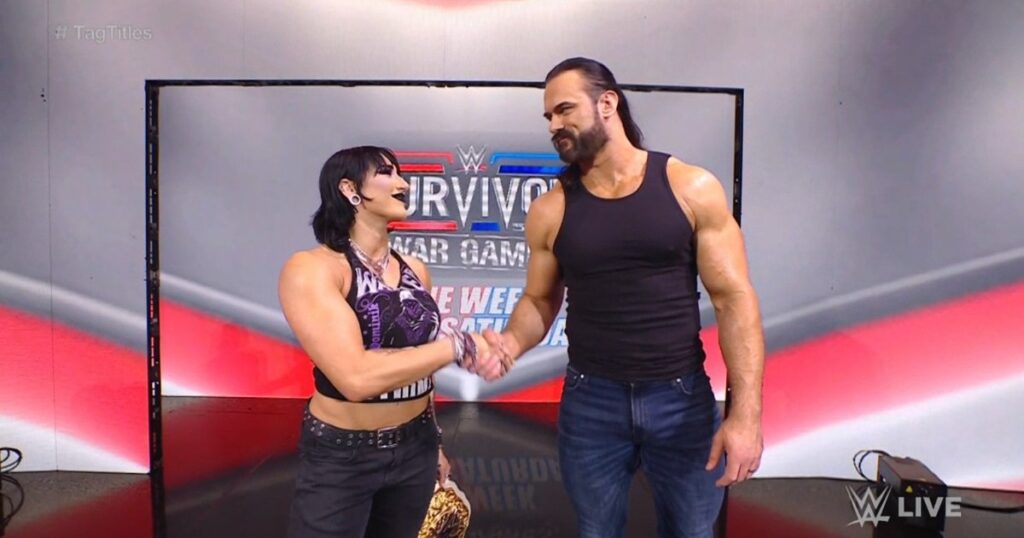 Drew McIntyre Shakes Hands With Rhea Ripley On WWE RAW