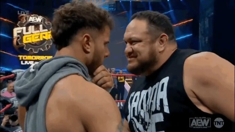 MJF Samoa Joe AEW Full Gear