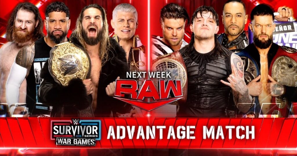 WarGames Advantage Match, More Set For 11/20 WWE RAW