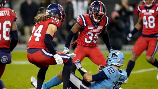Alouettes record 9 turnovers to stun league-best Argonauts in CFL East final
