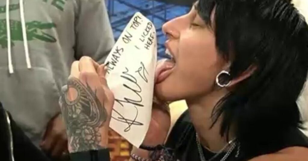 Rhea Ripley Licked A Piece Of Paper, And A Fan Bought It For $580