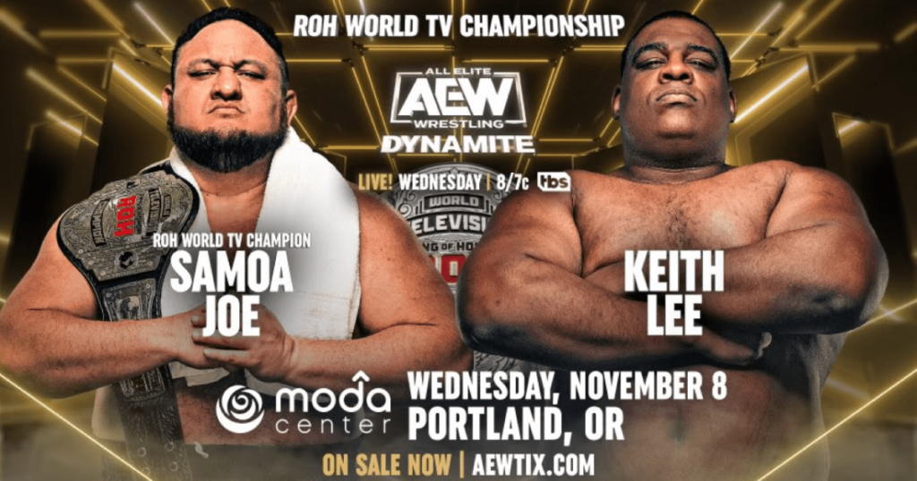 Samoa Joe Defends Against Keith Lee & More Added To 11/8 AEW Dynamite, Updated Card