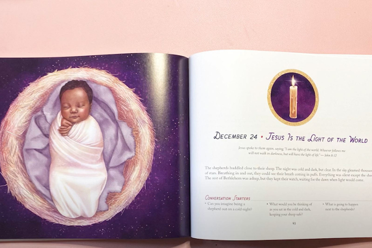 Interior page of ‘The Jesse Tree for Families’