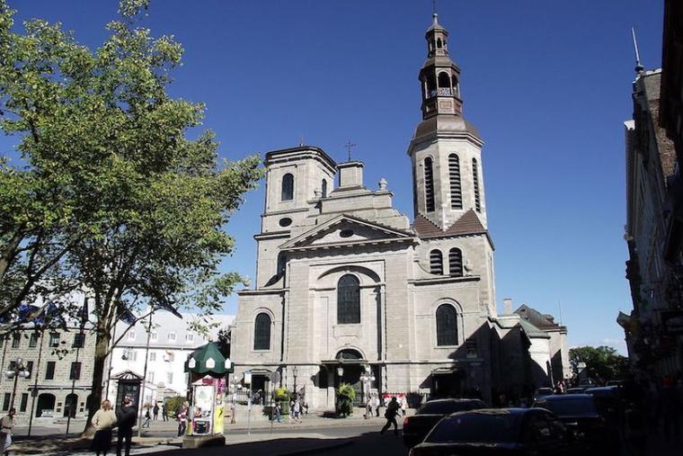 The Cathedral-Basilica of Notre-Dame de Quebec in Quebec City.