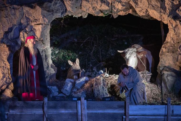 The live Nativity in Greccio, Italy, Dec. 26, 2022