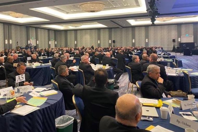 The U.S. Conference of Catholic Bishops meets for its fall plenary assembly meeting Nov. 14 in Baltimore.