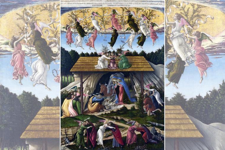 Sandro Botticelli, “Mystic Nativity,” 1500