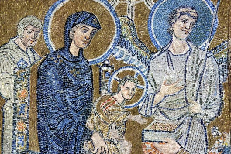 Byzantine Mosaic of the Nativity