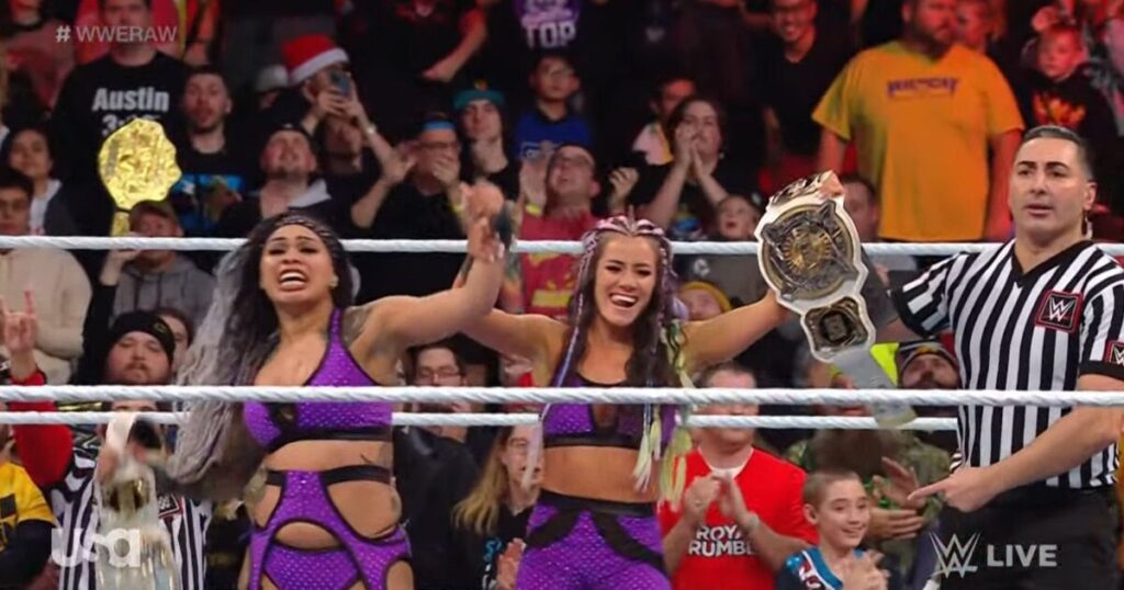 WWE Women's Tag Team Titles Change Hands On WWE RAW