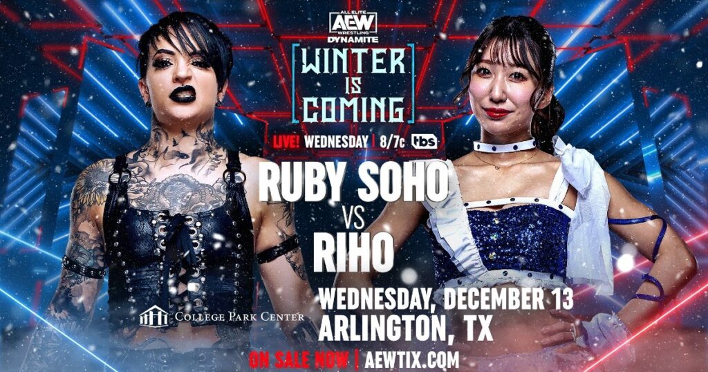 Riho vs. Ruby Soho, More Added To 12/13 AEW Dynamite