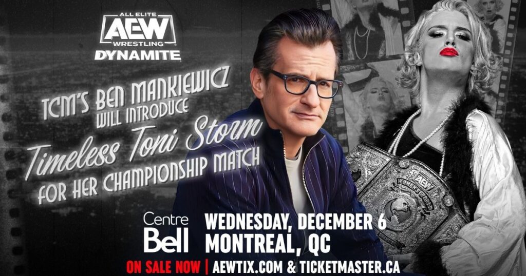 TCM's Ben Mankiewicz To Introduce Toni Storm On AEW Dynamite