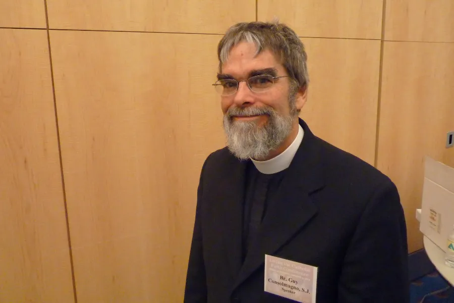 Brother Guy Consolmagno, S.J., pictured on March 3, 2012. Peter Zelasko/CNA.