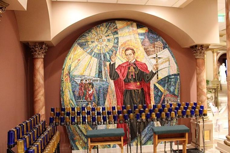 The National Shrine of St. John Neumann at St. Peter the Apostle Church in Philadelphia.