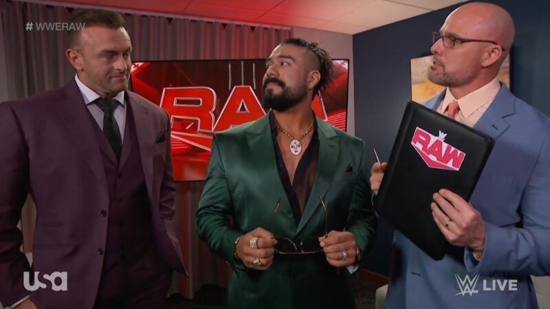 Andrade WWE RAW