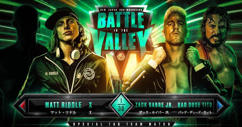 Matt Riddle And More Set For NJPW Battle In The Valley