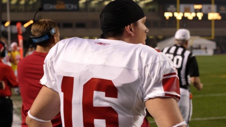 the back of a football player