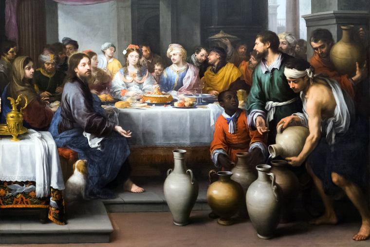 Bartolomé Esteban Murillo, “The Marriage Feast at Cana,” ca. 1672
