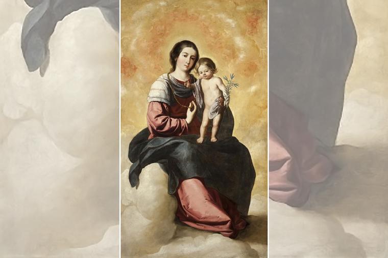 Francisco de Zurbarán (1598-1664), “The Virgin of the Rosary”