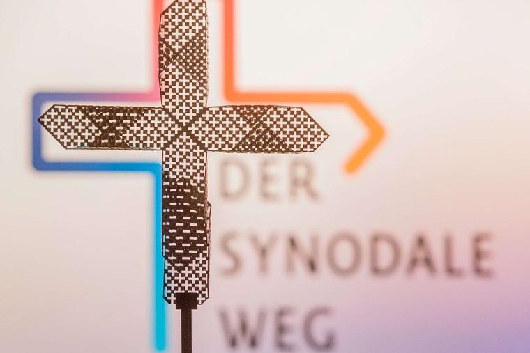 The cross of the German “Synodal Way.”