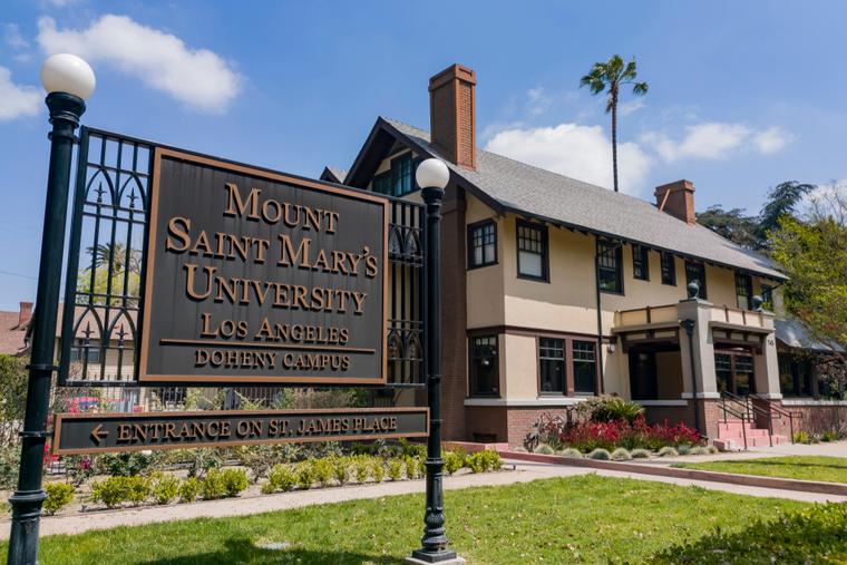 Mount Saint Mary’s University in Los Angeles is associated with the Sisters of St. Joseph of Carondelet. The school also encourages students with documents “that include a gender designation that does not accurately reflect their gender identity … to bring this to the attention of the Office of Admission at the time of application.”