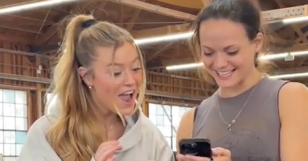 Pro Wrestler Challenges Two Gymnasts To Learn How To Do A Spanish Fly (Video)