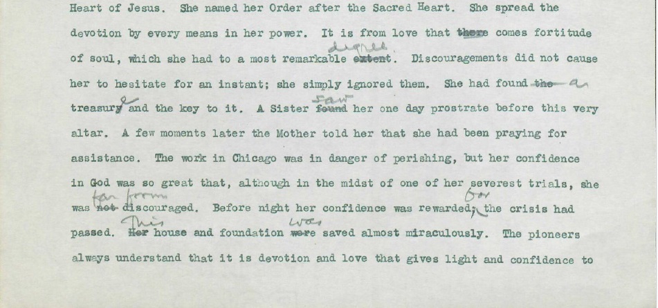 funeral of Mother Cabrini