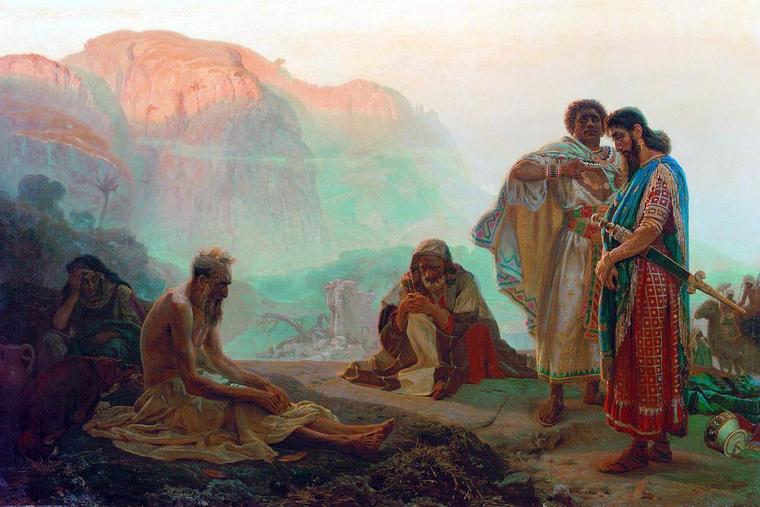 Ilya Repin, “Job and His Friends,” 1869