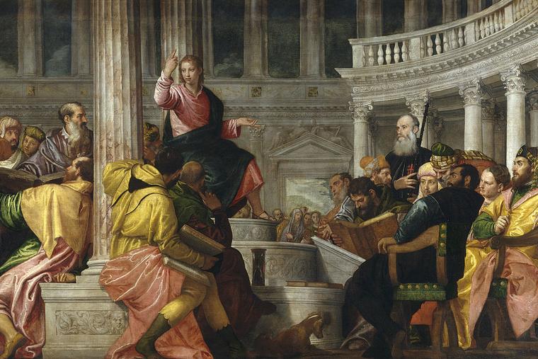 Jesus in the Temple.