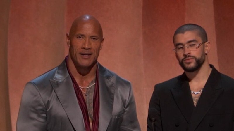 The Rock And Bad Bunny Team Up At The Oscars