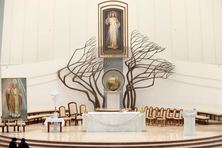 The Divine Mercy Sanctuary in Krakow is the resting place of St. Faustina Kowalska