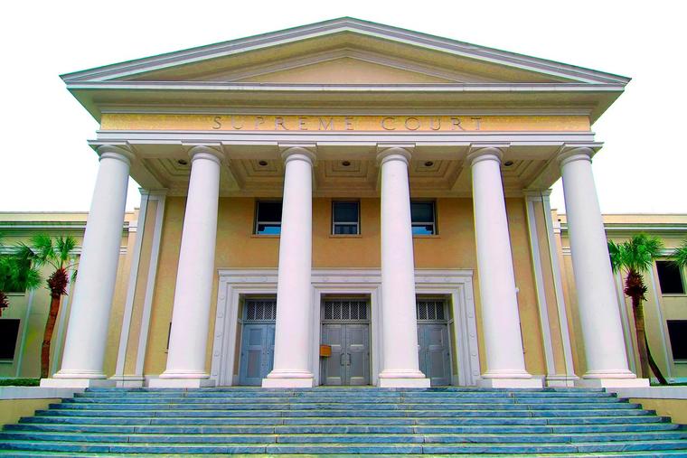 The Florida State Supreme Court Building is seen in Tallahassee.