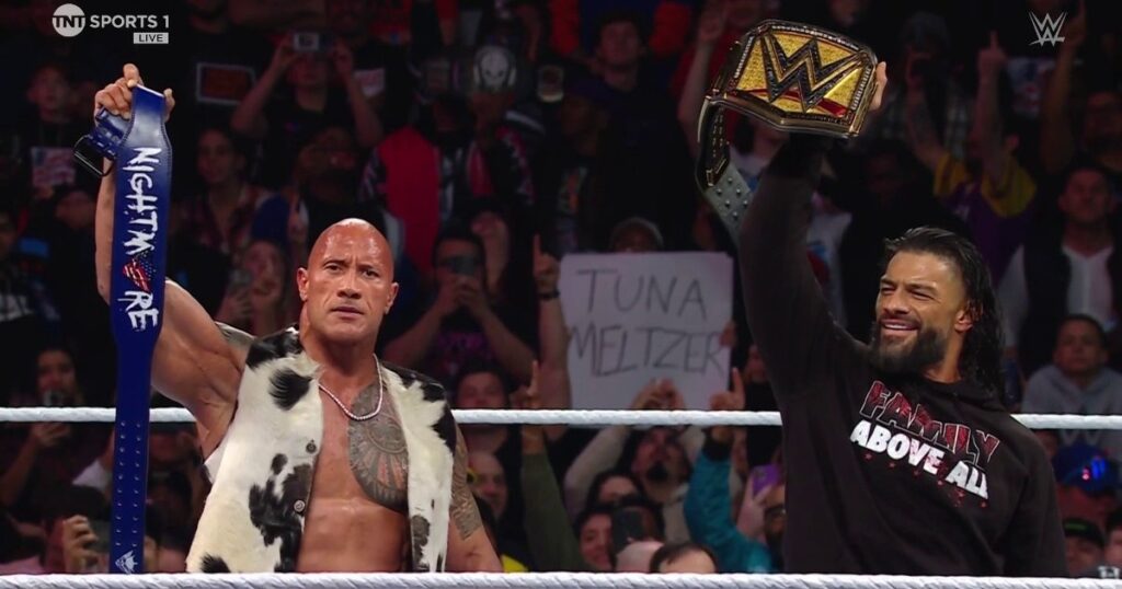 The Rock And Roman Reigns Attack Cody Rhodes And Seth Rollins On WWE RAW