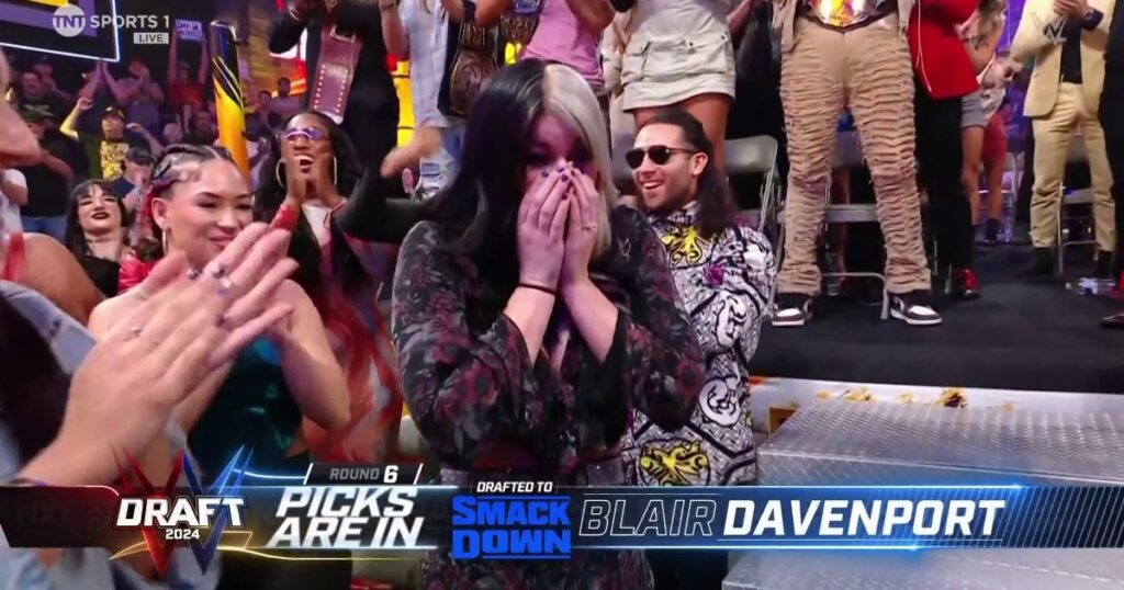 WWE SmackDown Selects Blair Davenport In 2024 WWE Draft