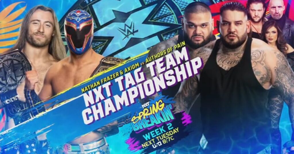 NXT Tag Team Title Match, More Set For 4/30 WWE NXT