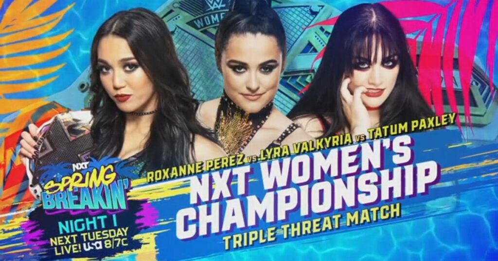 NXT Women's Title Match, Beach Brawl, More Set For NXT Spring Breakin' Night One