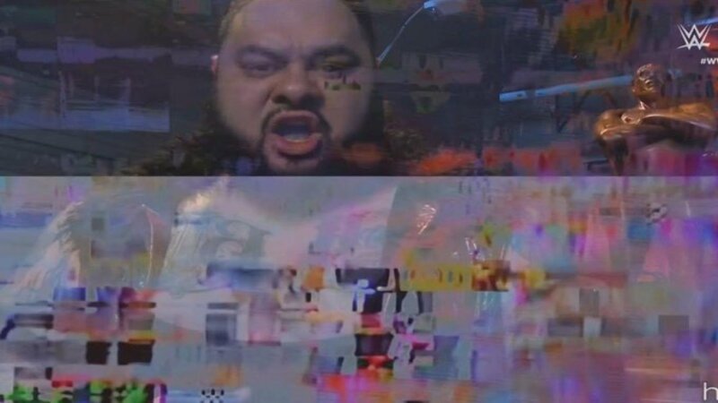 Screen Glitch With 'Hello' Message Seen On 4/8 WWE Raw