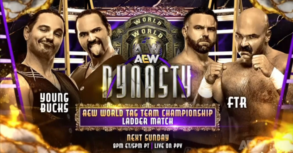 The Young Bucks And FTR Will Compete In A Ladder Match At AEW Dynasty
